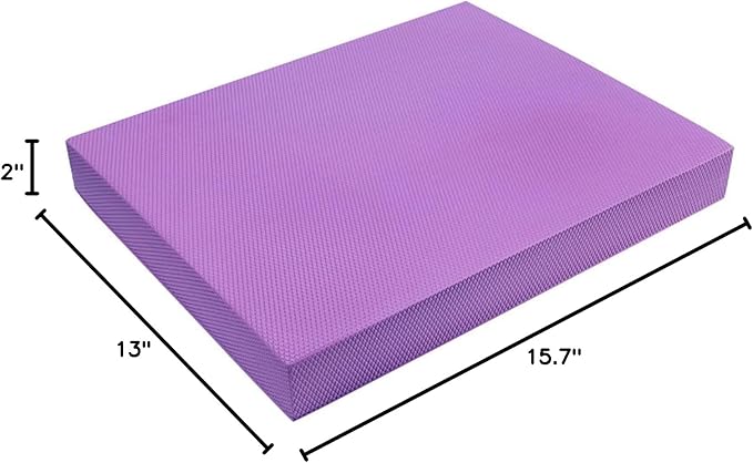 Balance Pad, TPE Yoga Balance Cushion Pad Soft Cushion High Rebound Mat Training Foam Pad Flat Support Pad for Exercise