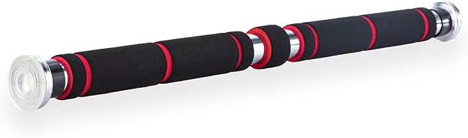 Door Chin Up Door Bar Home Gym - Pull Up - Adjustable Fits Residential Doorways - Supports Up to 300 Pounds - Easy to Mount - Build Upper Body Strength at Home Pump Biceps, Triceps, Lats