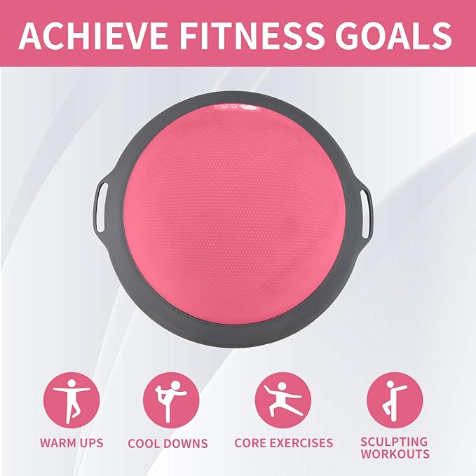 Half yoga ball, stable ball for fitness, core stability training for family fitness exercise, skid equipment for training， exercise equipment