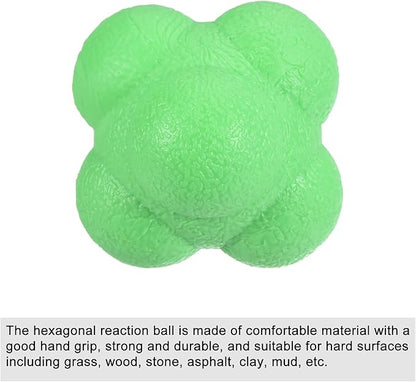 PATIKIL Bounce Reaction Balls Coordination Training Ball, Agility Trainer TPR High Difficulty for Speed Reflex