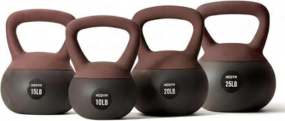 WeGym Soft Kettlebells with Cushioned Impact-Resistant Base and Anti-Slip, Wide-Grip Handle for Home Workouts, Weightlifting, and Full Body Strength Training