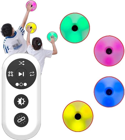 TsoLay Agile Reaction Speed Training Kit, Speed Drills Fitness Lights, 3/4/6/8/10 Light+1 Remote Control, 4 Modes, 270° Viewing Angle and 10cm Height Sensing Distance for Coaches, Gyms
