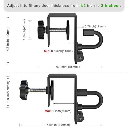 Kipika Heavy Duty Door Anchor Attachment - Shoulder Pulley - Over Door Rehab Exerciser for Rotator Cuff Recovery, Strength Training, Physical Therapy Exercise, Home Gym