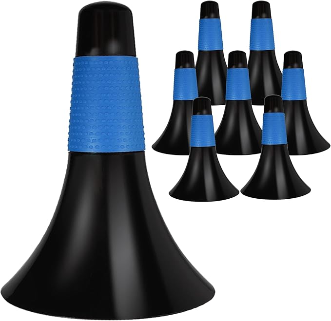 8 Pcs Sport Cones for Drills，9 Inch Agility Training Cones Sports with Carry Bag, Basketball Training Cones for Soccer Football Basketball Speed Grab Drills and Training