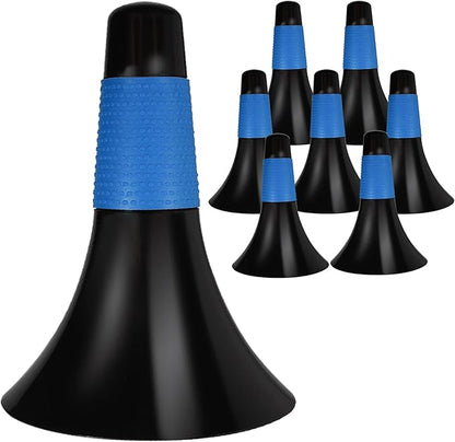 8 Pcs Sport Cones for Drills，9 Inch Agility Training Cones Sports with Carry Bag, Basketball Training Cones for Soccer Football Basketball Speed Grab Drills and Training
