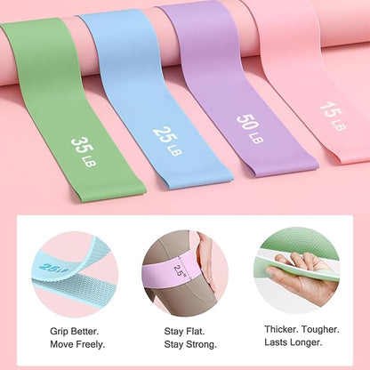 Pilates Kit for Home Workouts with Pilates Ring and Ball Set, Resistance Bands Set, Yoga Mat Bag, Yoga Straps, Figure 8 Resistance Band, Pilates Essentials Kit for Women, Beginners,Pilates Set Gift