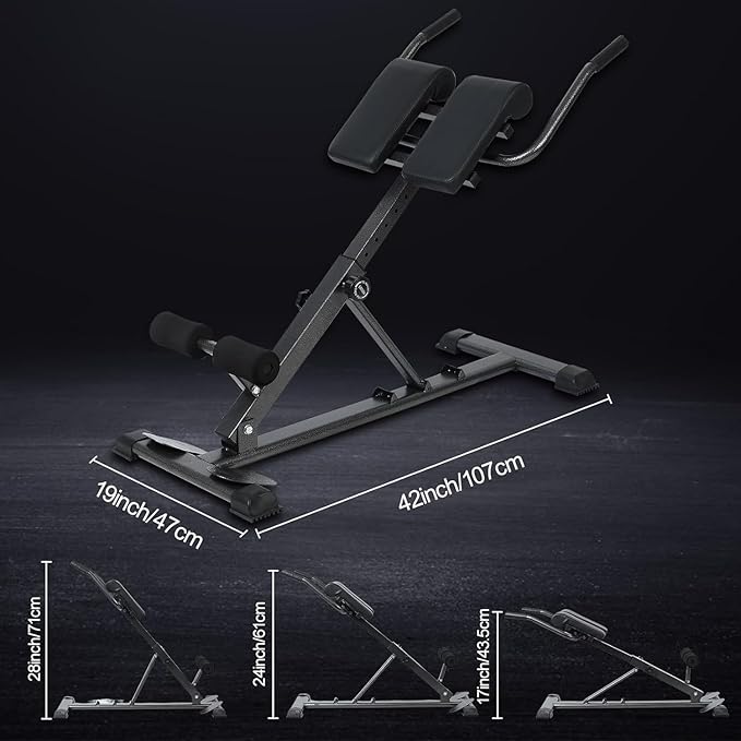 Ab Workout Equipment,Abdominal Roller,Core & Abdominal Trainers AB Workout Machine,Foldable Sit Up Bench,for Home Gym, Strength Training Exercise Equipment for Body Shaping, Foldable Waist
