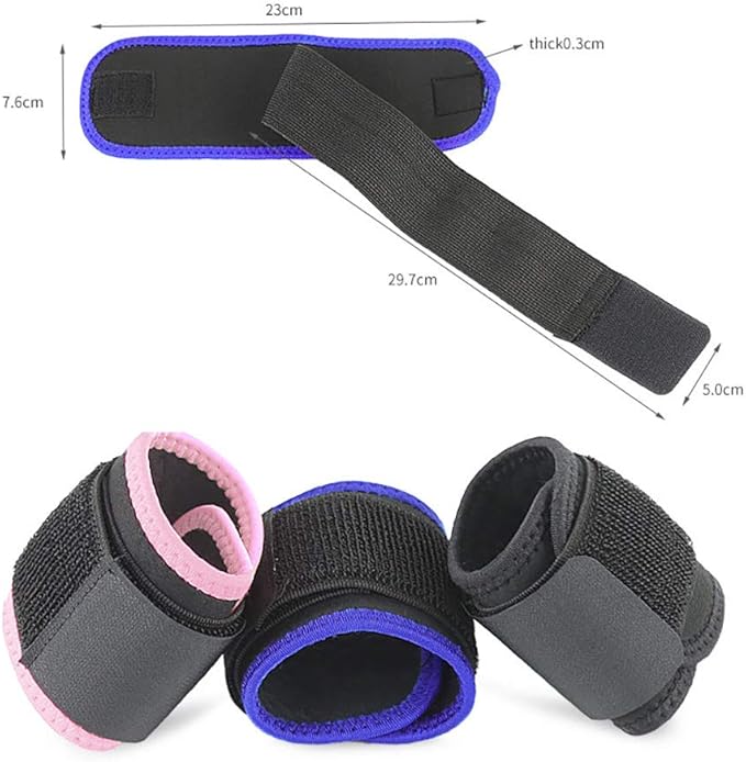 Wrist Brace, Compression Wrist Strap Support Wrist for Men & Women, Youth & Elderly, Boys& Girls, One Size Adjustable, Sports Wristband 1 PCS (Pink)