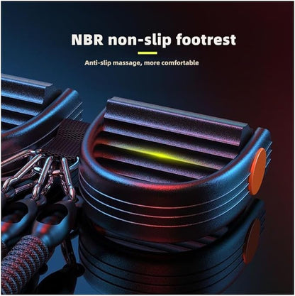 Multifunction Tension Rope Set,Upgraded Smart Stirrup Puller-Pedal Puller Tensioner Workout Bands Resistance with Abdomen/Waist/Leg/HIPS/Chest/Back