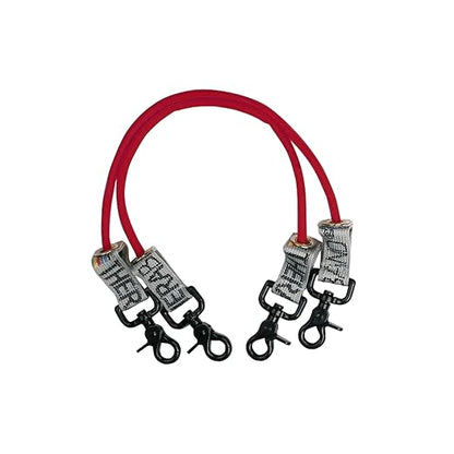 THERABAND Resistance Tubing with Connectors for Wall, Rehab & Wellness Station, Medium Level 3, Set of 2, 12-Inch Red Tubing for Physical Therapy, Exercise, Rehab, Clinics & Pilates, Latex Tubes