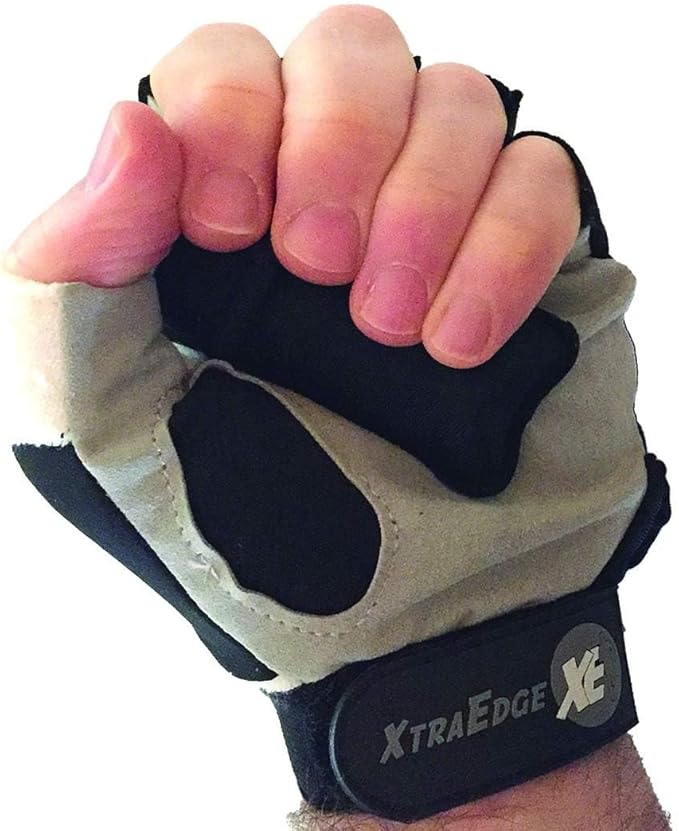 Xtra Edge Weighted Gloves - 1 Pound Each Glove for Faster Running, Sculpting and Cardio Aerobics