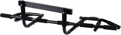 HolaHatha Heavy Duty Door Way Pull Up Bar Chin Up Dip Station for Multiuse Doorway Portable Home Fitness Gym Workout to Build Upper Body Strength