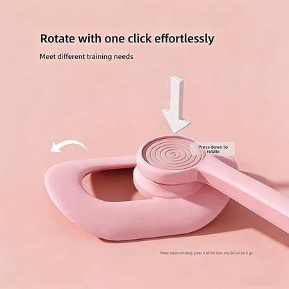 Pelvic Floor Exercise Devices, 360°Adjustable Pelvic Floor Muscle Trainer with Led Display, Leg Straps, Kegel Trainer for Postpartum Rehabilitation, Home Fitness Equipment for Hip, Leg, Arm