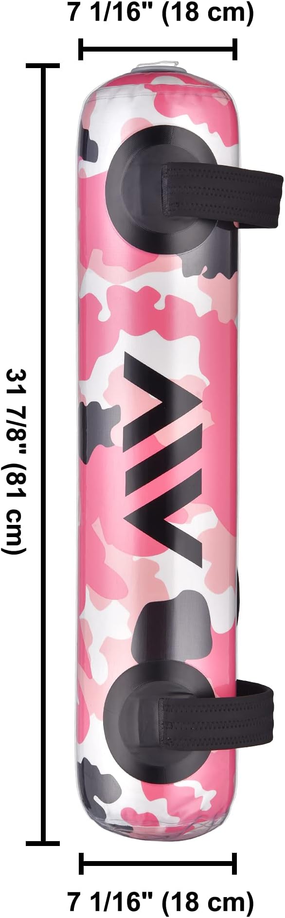 AW Foldable Adjustable Aqua Bag Exercise Water Weight Portable Strength Training Home Gym Workout Cardio Sport Fitness,Camouflage Gray,Pink,Gray
