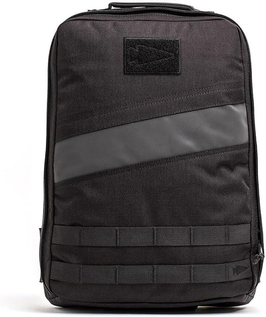 GORUCK Rucker 4.0 15L Black - Purpose Built Rucking Backpack, Military Weight Training Rucksack w/Ruck Plate Pocket and Extra Padded Straps