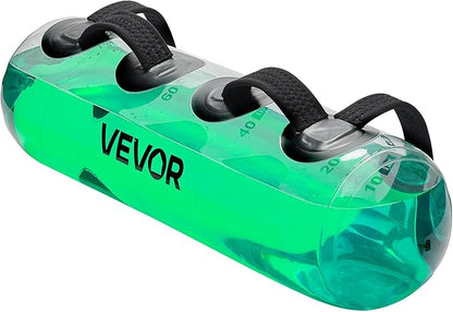 VEVOR Water Weights Aqua Bag, Large Aqua Bags for Workout, Adjustable Portable Stability Fitness & Full Body Exercise Equipment, for Strength Core and Balance Training, Home Gym Exercise, Clear