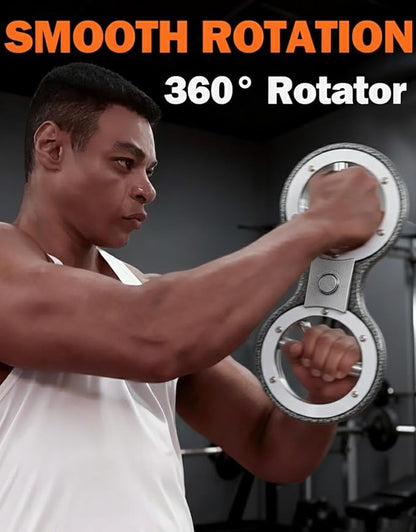 Fitarc 6/12/15 LB Rotator Burn Machine,Spinning Burn Rotator,Grip Strength Trainer,Arm Workout Equipment,Multifunctional Hand and Forearm Trainer,Arm and Shoulder Strength Training for Home and Gym