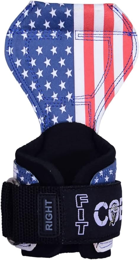 Cobra Grips PRO Weight Lifting Gloves Heavy Duty Straps Alternative with Power Lifting Hooks Padded Wrist Support for Deadlifts & Bodybuilding