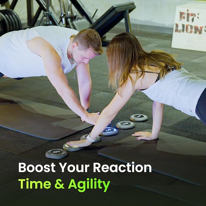 Reaction Training Platform - Improves Reaction Time, Speed, Agility & Coordination for Athletes, Trainers, Physical Therapists - AI Powered Smart Training