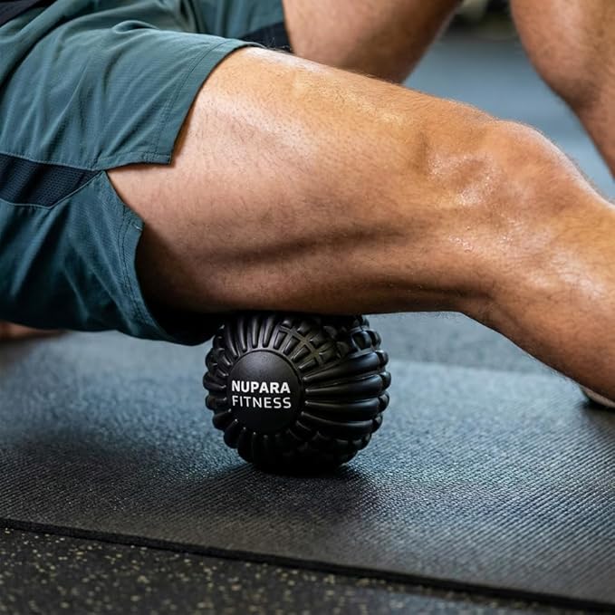 Massage Ball - Myofascial Release Ball for Recovery in Muscles, Shoulder, and Back. Trigger Point Massage and Pressure Point Therapy. (5-inch)