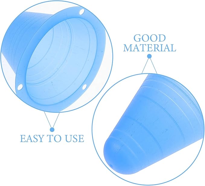 12pcs Rolling Training Cones Sports Agility Mini Cones Set Plastic Soccer Equipment for Skating Drills Outdoor Activity Field Markers