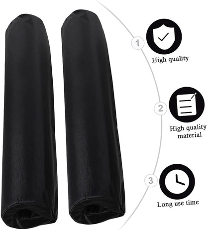 Kisangel 2pcs Thick Barbell Pad Squat Cushion with Neck and Shoulder Protection Ergonomic Weightlifting Cover for Squats Lunges Hip Thrusts High Grip Non Slip Support for Comfortable
