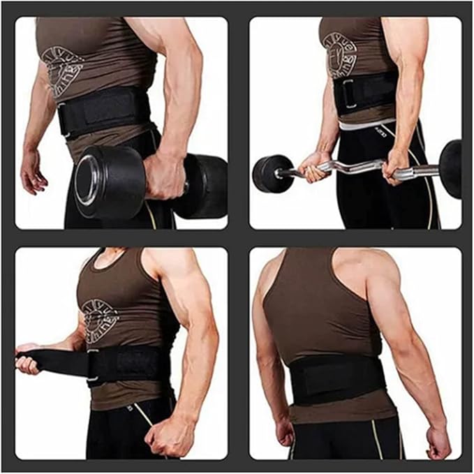 Comfortable Regulable Weight Lifting Belt Strong Support Design for Men Women, Fitness Belt for Training, EVA Nylon