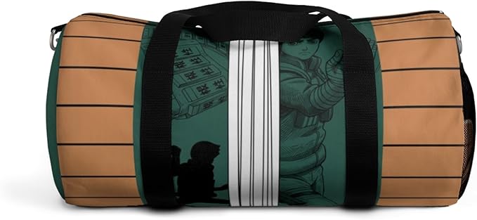 Anime Gym Bag for Women Men - Large Capacity Waterproof Workout Fitness Travel Sports Bags Fashion Street Camping ExpandaCLe Carry On Duffle Bag For Couple (Green Lee) PTY