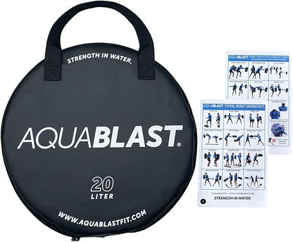 Portable Fitness and Punching Bag for Pools & Swim Spas | Full-Body, Low-Impact Water Resistance Workout | Quick 30-Second Set-Up | Compact & Travel-Friendly