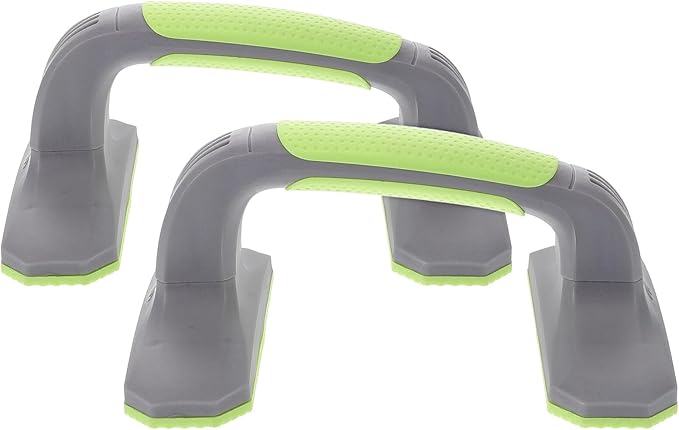2Pcs Pushup Stands with Non-Slip Handles Plastic Push Up Bars for Home Workout Strength Training Fitness Equipment for Floor Exercises