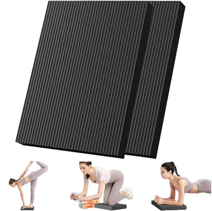 2pcs Exercise Balance Pad,Balance Mat Physical Therapy 1.5inch Thick High Resilience,Slip Resistant Foam Mat for Yoga, Pilates, Meditation，Gardening knee pads