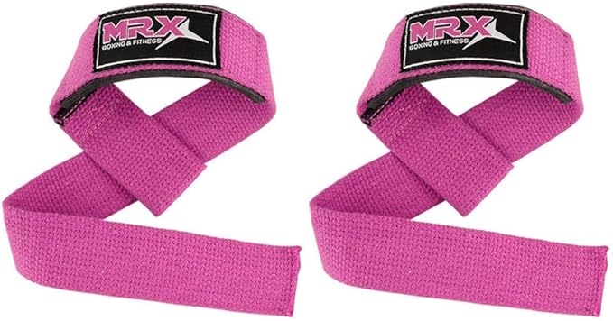 MRX Weight Lifting Bar Strap for Gym Workout Training Bodybuilding Deadlift Padded Straps Men/Women