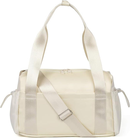 ALUSBELL Women's Sport Gym Tote Bag Small Duffels Bag with Wet Compartment, Carry On Crossbody Bag For Sport Travel Workout