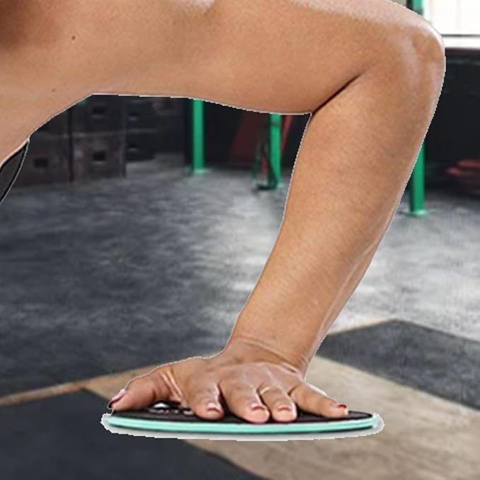 2PCS Exercise Gliding Discs, Fitness Core Slider for Full Body Workout, Portable Lightweight ABS Material, Suitable for Wood Carpet Rug Tile Surfaces, Target Every Muscle Group