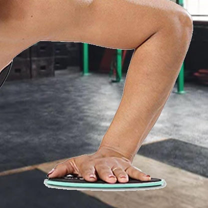 2PCS Exercise Gliding Discs, Fitness Core Slider for Full Body Workout, Portable Lightweight ABS Material, Suitable for Wood Carpet Rug Tile Surfaces, Target Every Muscle Group