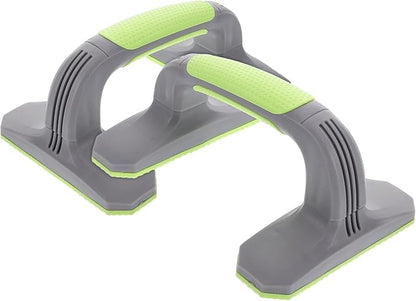 Kisangel 2pcs Push up Bars Home Workout Equipment Non-slip Plastic Pushup Handles for Strength Training Fitness Exercise Grips for Men Women Chest and Core