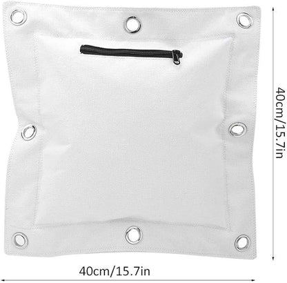 Alomejor Wall Mounted Punching Bag,Adjustable Zipper Access,Compact Empty Sand Bag for Martial Arts Training Home Gym Fitness Enthusiasts Boxing Practice Cardio Workout