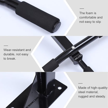Adjustable Heavy Duty Pull up Bar for Home Fitness Wall Mounted Upper Body Workout Bar Exercise Accessory for Strength Training