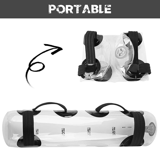 Transparent Weighted Packs Hydration Training Packs Core & Balance Trainers Portable Stability Fitness Gear for Indoor/Outdoor Training