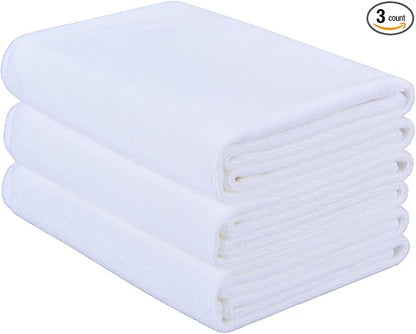 HOPESHINE Gyms Towels for Men & Women Microfiber Exercise Fitness Home Absorbent Sweat Yoga Towels Sports Towels Soft Fast Drying 16inch x32inch 3-Pack