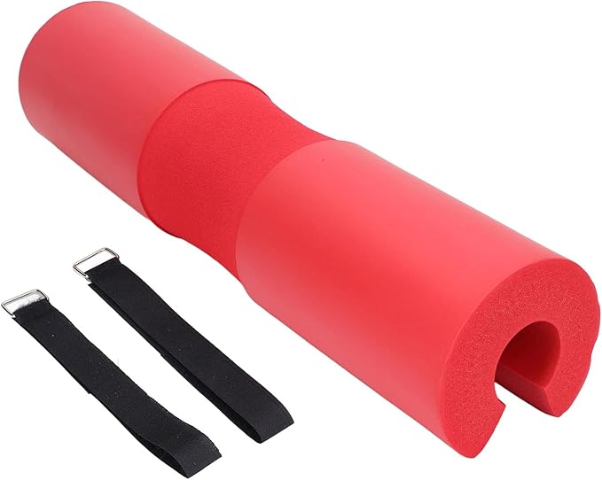 Squat Pad for Barbell | Weight Distribution & Neck Shoulder Protection | Rubber Foam Cushion for Squats/Lunges/Hip Thrusts | Lightweight & Portable Gym Accessory