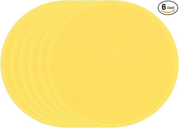 PATIKIL Spot Markers, Non-Slip Floor Dots Agility Markers Flat Field Cones Poly Dot