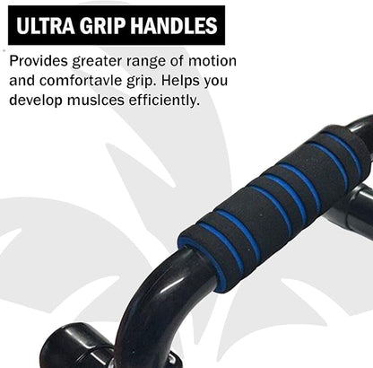 Push Up Bar. Home Workout Equipment Pushup Handle with Cushioned Foam Grip and Non-Slip Sturdy Structure for Men Women