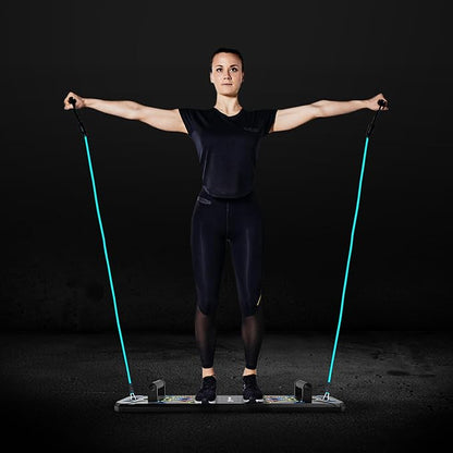 Solid Push Up Board | 20-in-1 Home Workout Equipment | Multi-Functional Pushup Board For Men & Women | Professional Pushup Stands For Chest Muscles