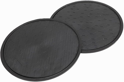 2pcs Core Sliders for Full Body Workout | Dual Sided Gliding Discs for Home/Gym/Travel | 7in Portable Exercise Equipment for Core Strength & Stability