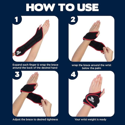 Comfecto Wrist Weights with Thumb Loops Lock, 1lb*2 2lbs*2 for Running, Strength Training, Walking, Exercises, Gym, Cardio, Men, Women
