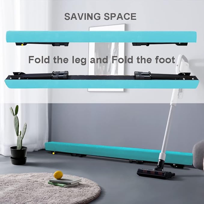 6ft Ultrasimple Adjustable&Foldable Balance Beam,High-Low Floor Beam Suede Gymnastics Equipment,No Tool Require, Gymnastics Beam for Training&Professional HomeTraining