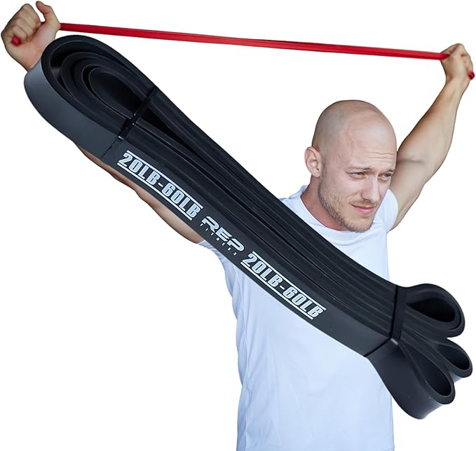 Rep Fitness Pull-Up Bands Resistance Exercise Workout Equipment Set for Home Gym Training – Heavy Duty Stretch Band for Assisted Pullups, Strength Training, Physical Therapy, and Fitness Workouts