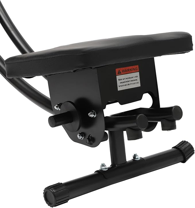 Ab Workout Equipment, Folding Ab Exercise Machine with LED Display Screen, 3-Level Adjustable Ab Trainer Machine with 330lbs Bearing Capacity, Abdominal/Core Fitness Equipment for Home Company Gym