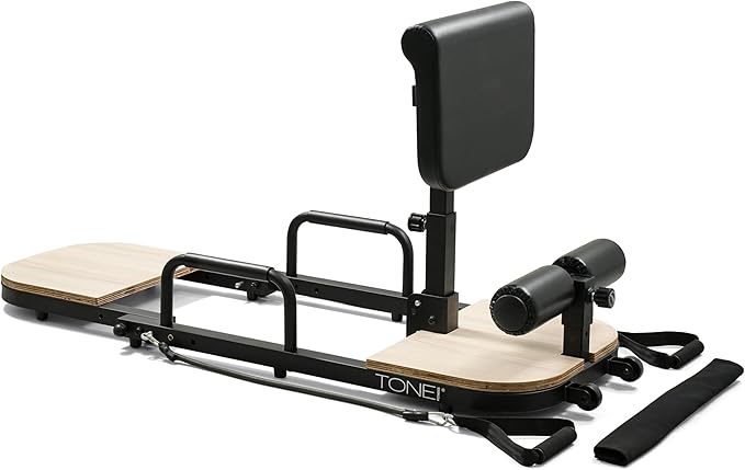 Tone Fitness Foldable Hip Thrust & Glute Exercise Machine | Adjustable Sissy Squat, Core & Leg Trainer | Multiple Colors